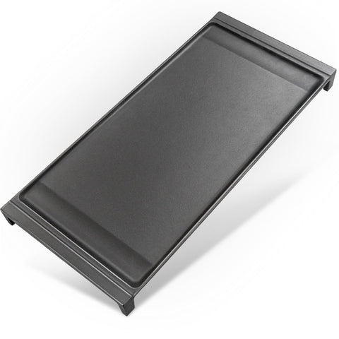 Unidanho stove top griddle for GE shows WB31X24738 compatibility for quick, even cooking.
