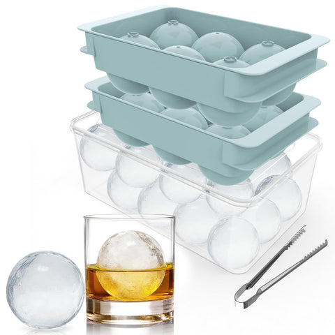 Unigul large ice ball mold with pour design enables easy filling and round spheres.