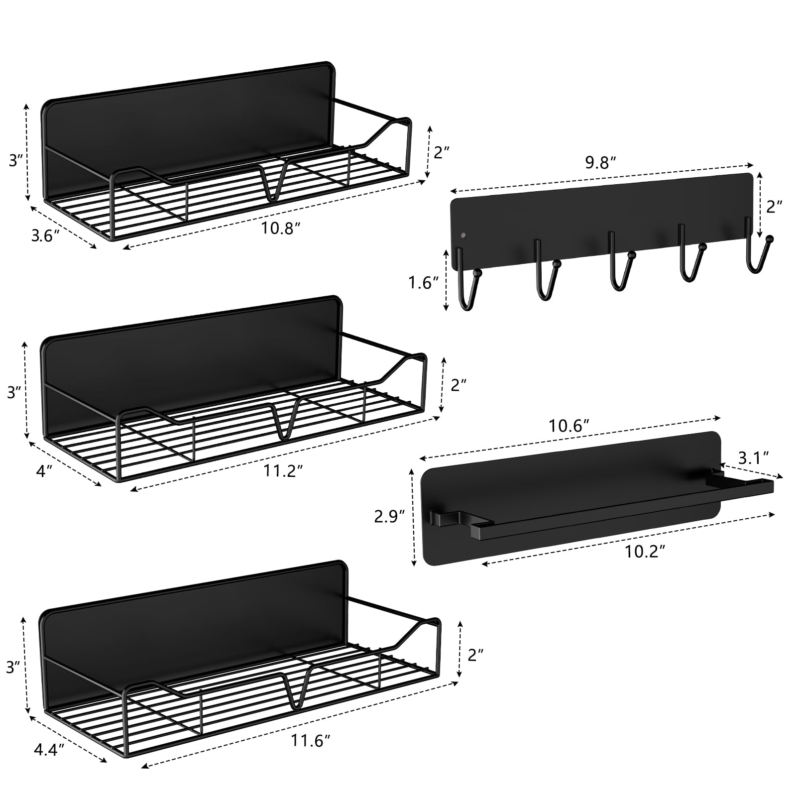 UNIKEYBOX magnetic shelf on a washing machine featuring a small shelf for compact items.