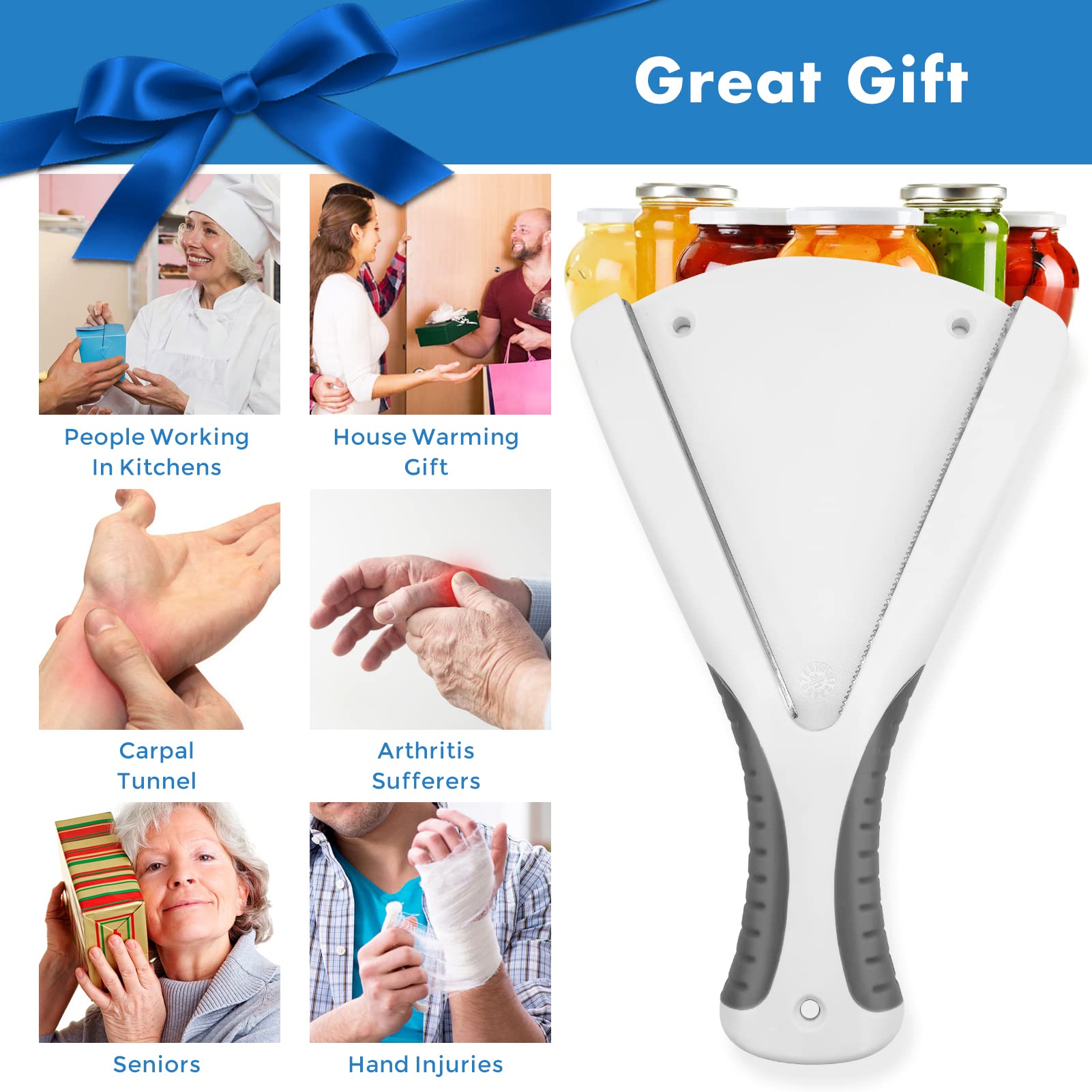 UNINAI jar opener gift-ready, ideal for holidays and housewarmings.