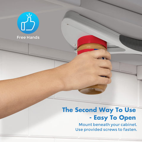 UNINAI jar opener handles jars of multiple sizes with comfort.