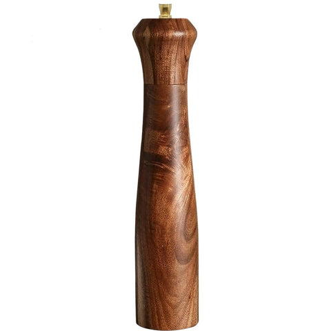 UNIOVC wooden pepper grinder 10 inch with acacia wood finish for table use