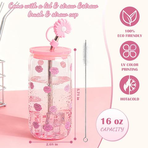 Unipinkart daisy cap adds cheerful style to drinks