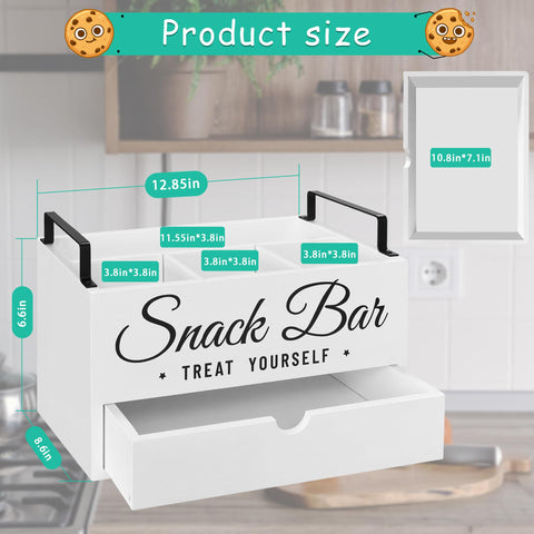Unistyle snack organizer makes a thoughtful gift for housewarmings and kitchens.