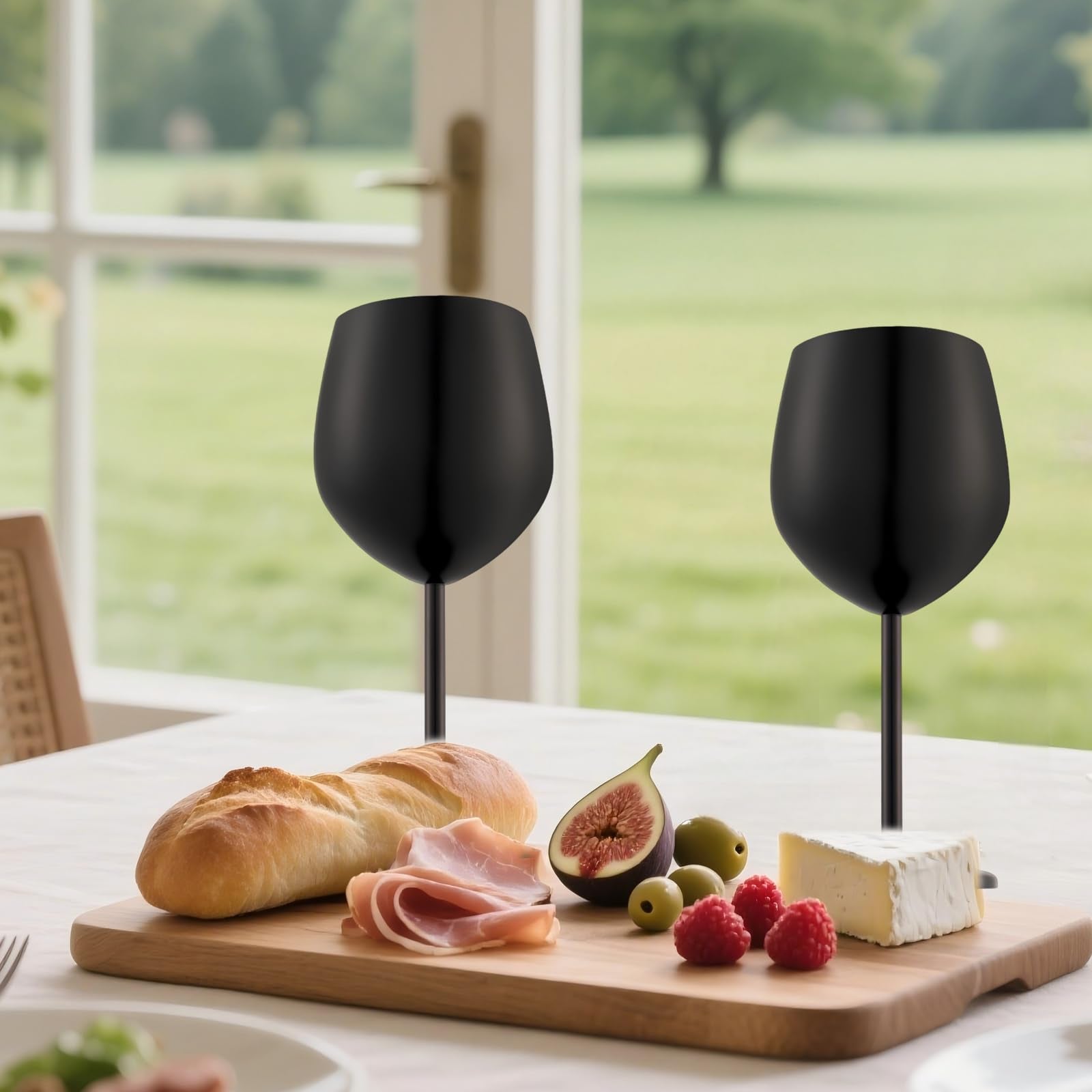 UNISWEET stemware with weighted base provides stable, refined swirls