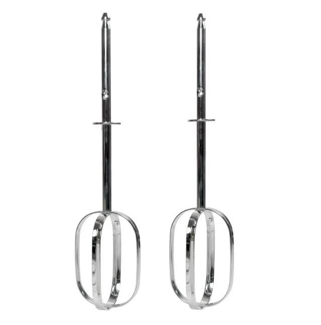 Univen 47948 mixer beaters compatible with Sunbeam Mixmaster models for precise blending.