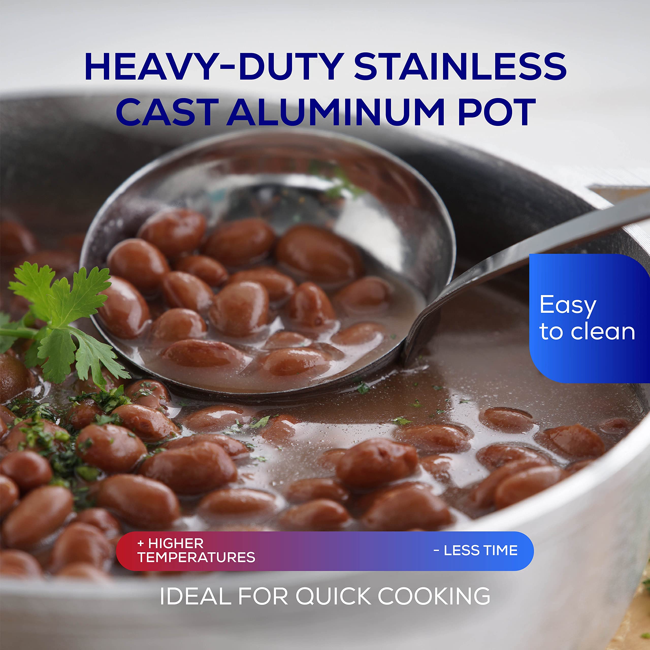 Universal Caldero comes with a 10-year warranty and Colombian craftsmanship.