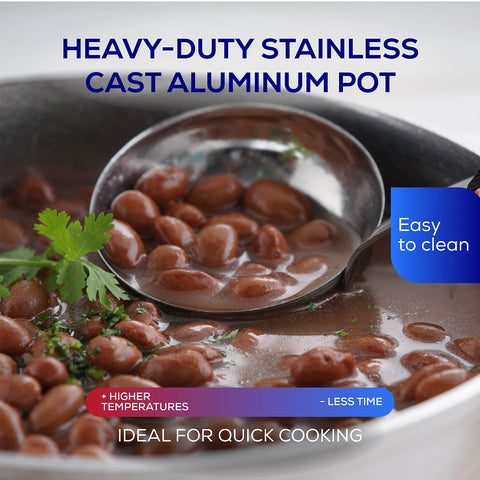 Universal Caldero 75-cups built to last with a decade-long warranty.