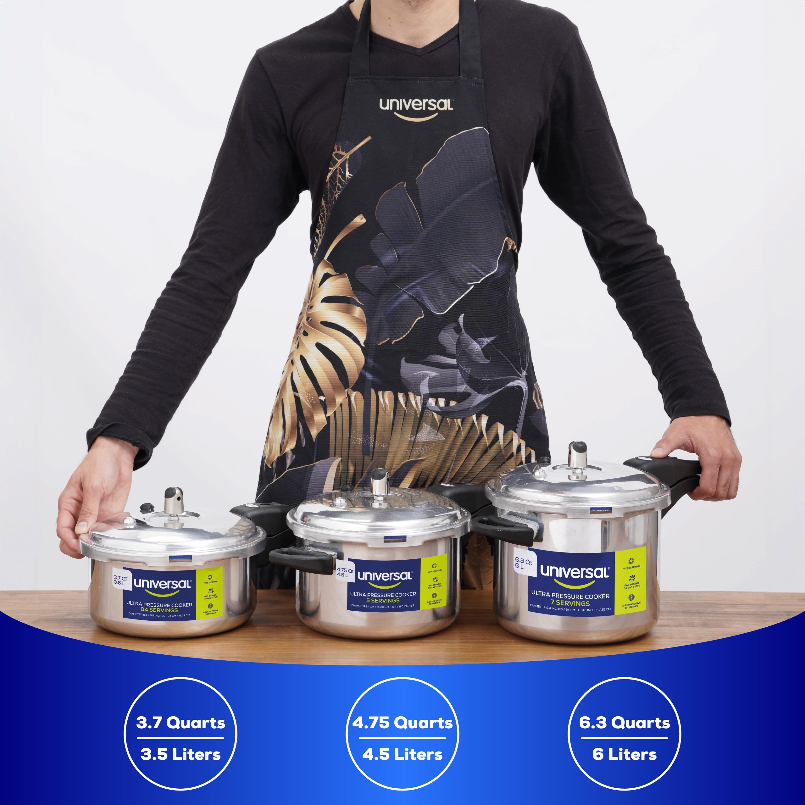 Easy cleanup with the Universal Ultra Pressure Cooker dishwasher-safe design