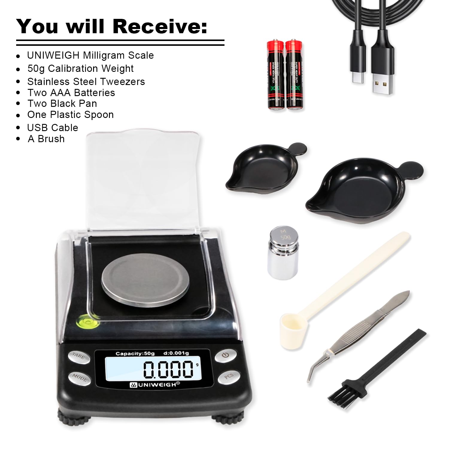 UNIWEIGH reloading scale shown as portable micro weighing companion