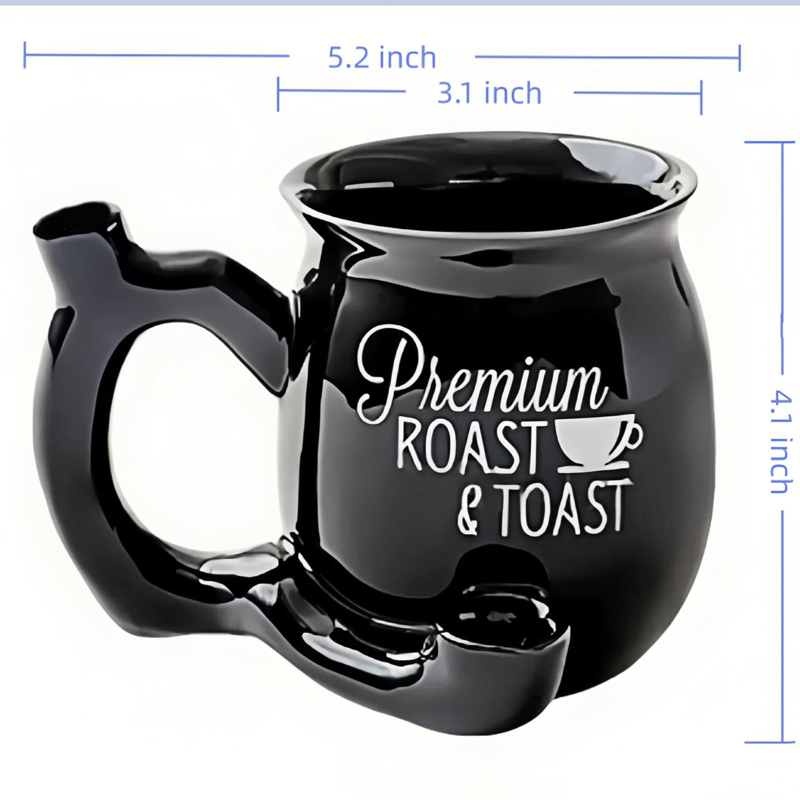 Unkzyzn mug is dishwasher safe for quick cleanup after meals.