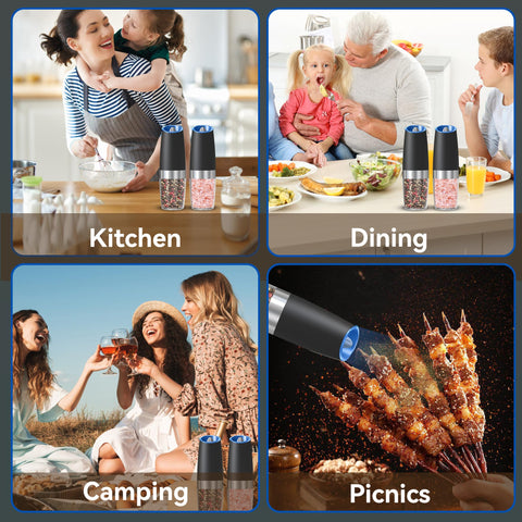 Travel-friendly design makes UNNEES gravity grinders ideal on the go.