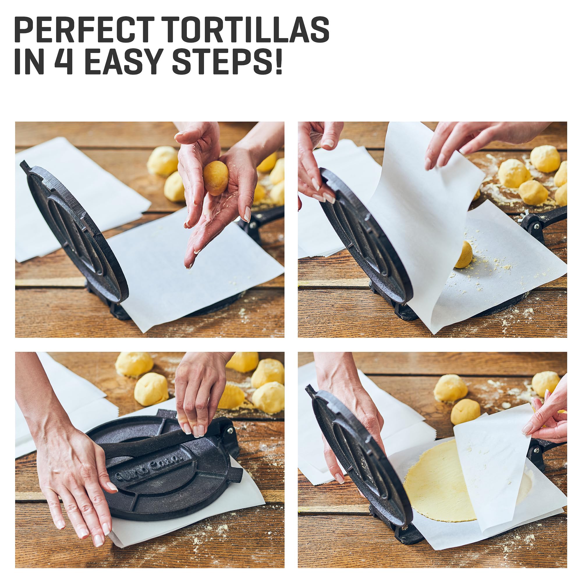 Uno Casa silicone sleeve protects the pan during handling.