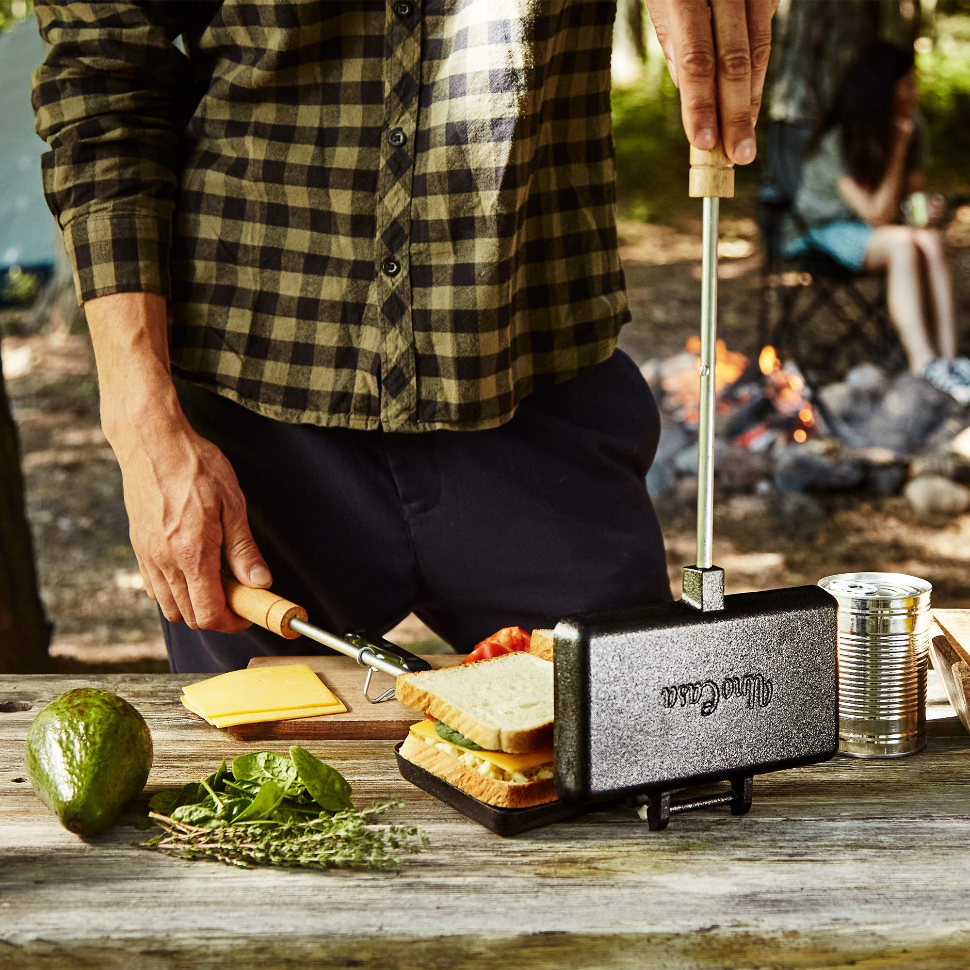Recipe book included to inspire campfire meal ideas
