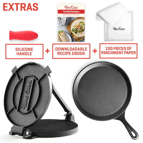 Uno Casa heat-retaining tawa pan keeps food hot from stove to table.