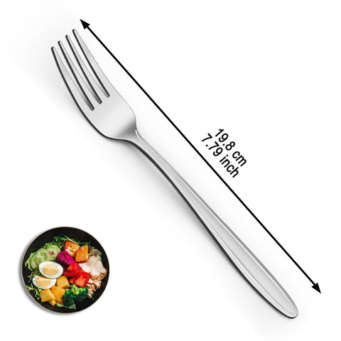 Unokit durable stainless steel forks for daily use