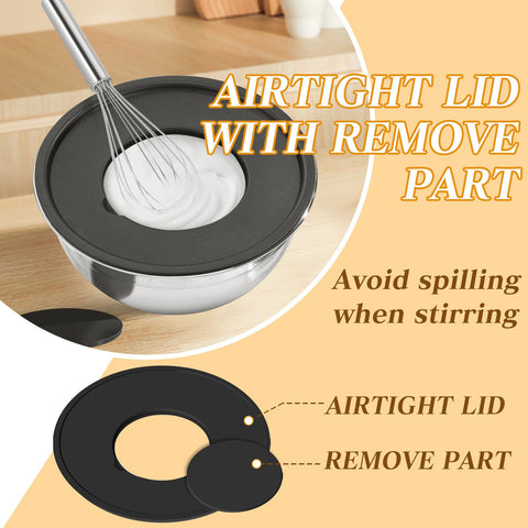Unokit nestable bowls stacked to save cabinet space.