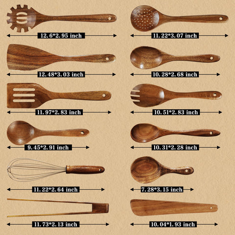 Unokit solid wood slotted spoon ready to drain pasta efficiently.