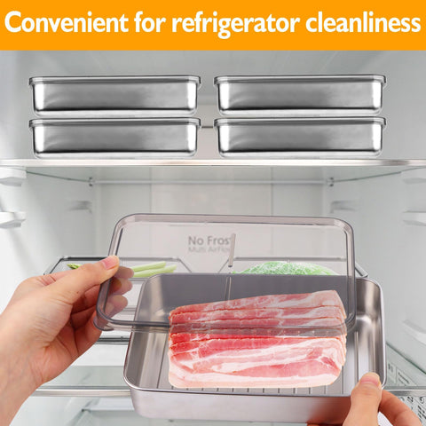Portable, leak-proof containers ideal for travel, camping, and outdoor meals.
