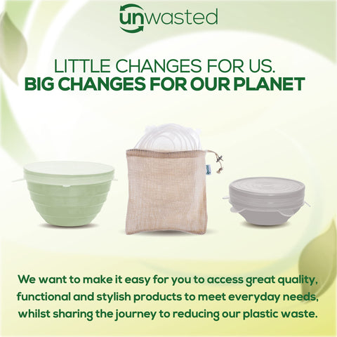 Unwasted silicone lids in use for organized, reusable storage
