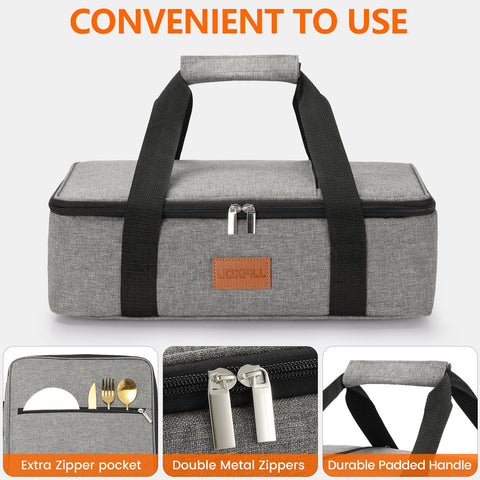 Uoxfill durable nylon exterior protects contents from dust and wear.