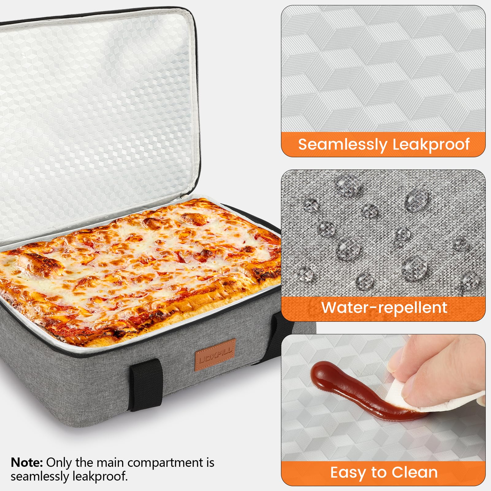 Uoxfill lunch bag used in outdoor picnic setting for meals on the go.