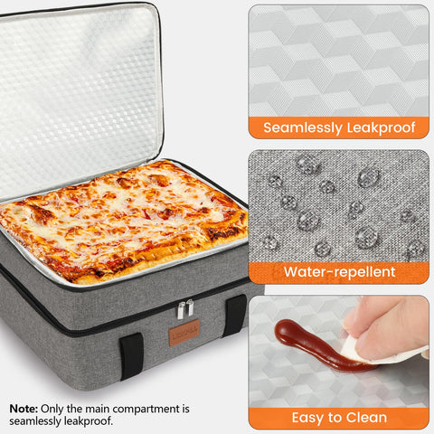 Uoxfill two-way zipper design enables easy access and reduced spills.