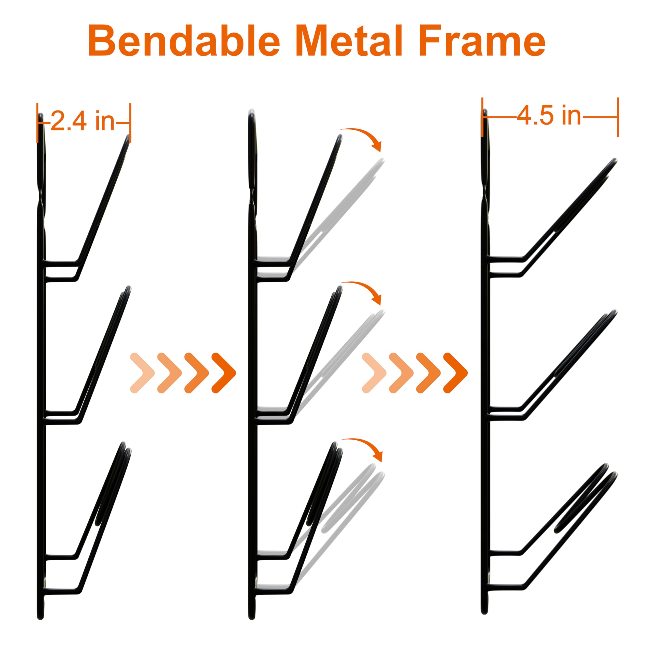 UpChoNice cabinet door mount lid organizer saves space by hanging on doors.