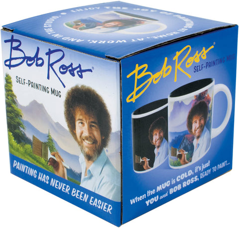 Bob Ross mug by UPG with a comfortable handle for daily use.