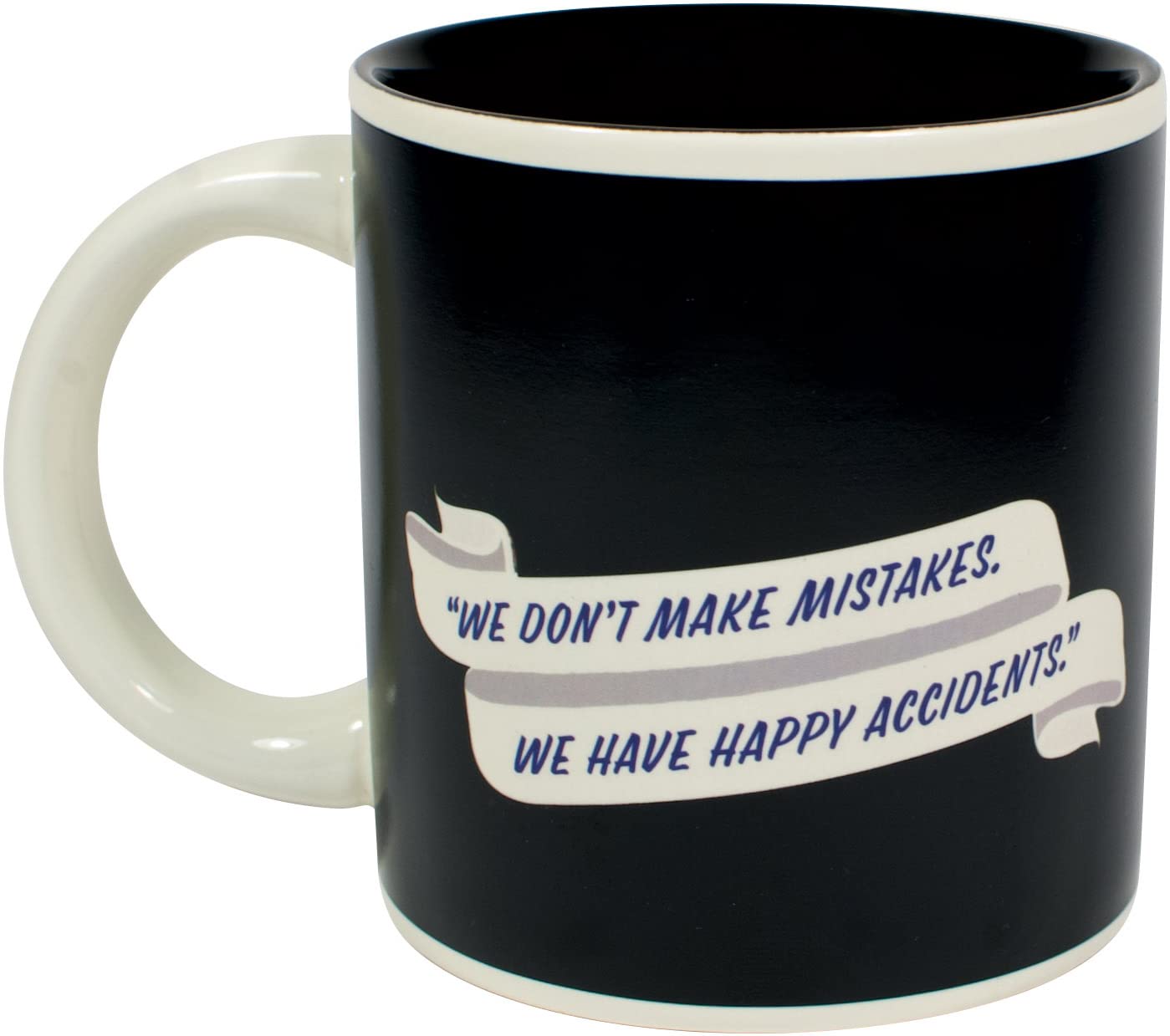 Gift-ready packaging for the Bob Ross heat-changing mug.