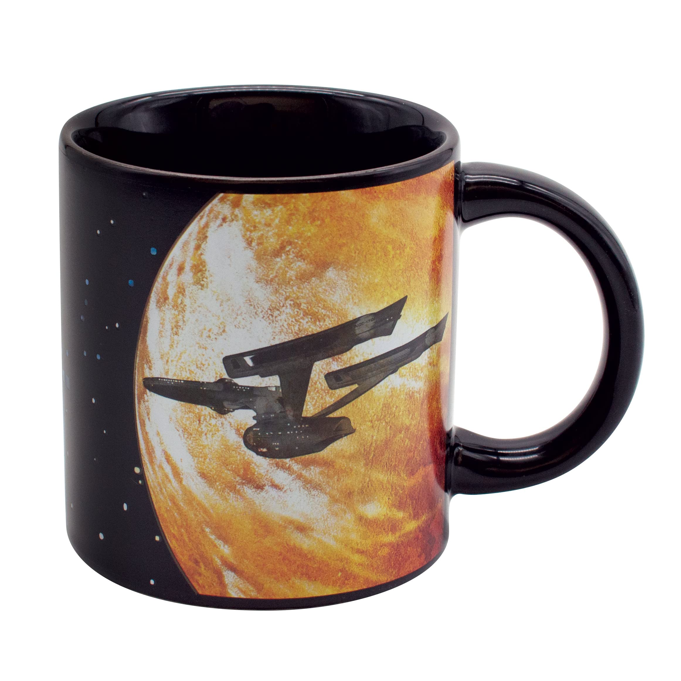 UPG Star Trek Warp Mug comes in a vibrant gift box, ideal for gifting.