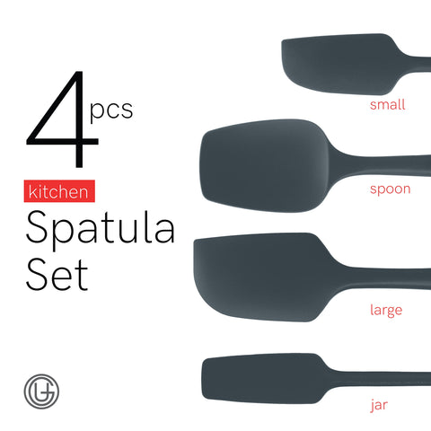 UpGood spoon spatula gray, ideal for mixing and scraping bowls.
