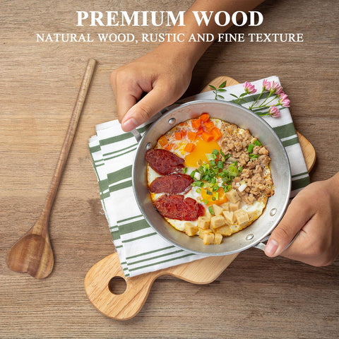 UPKOCH Decorative hole on handle enables easy hanging and display.