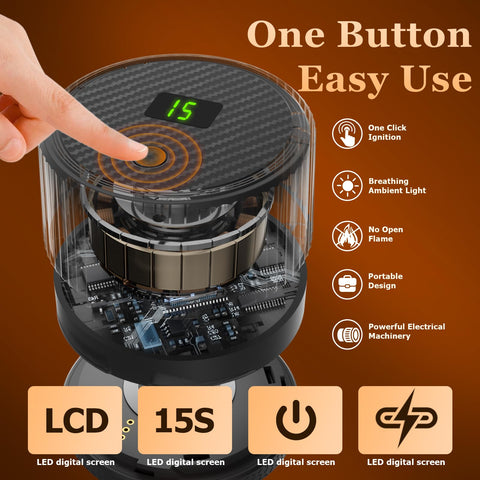 UPSPORT cocktail smoker in action, delivering quick, flavorful smoked drinks.