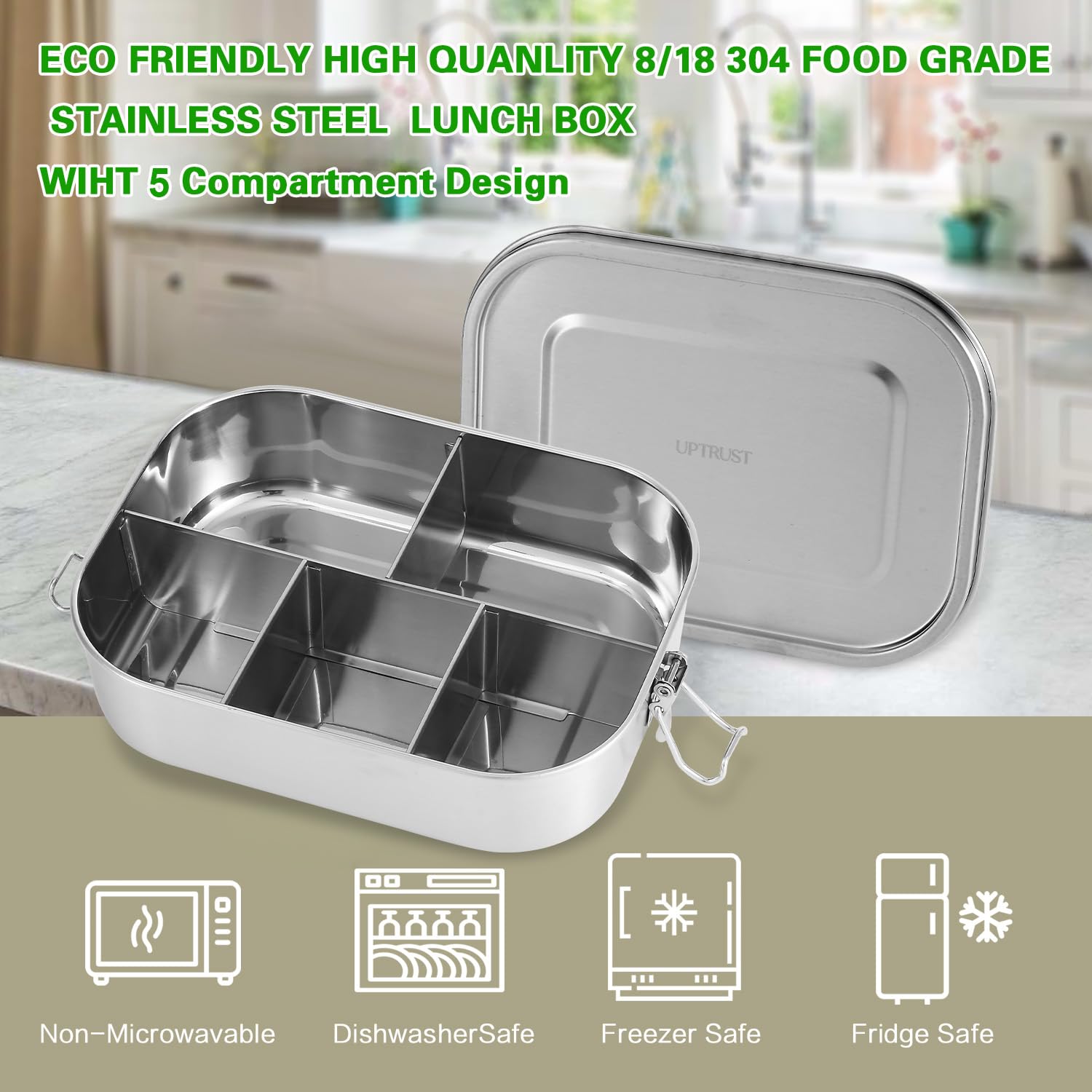 UPTRUST portable lunch box ready for work, school, or travel.