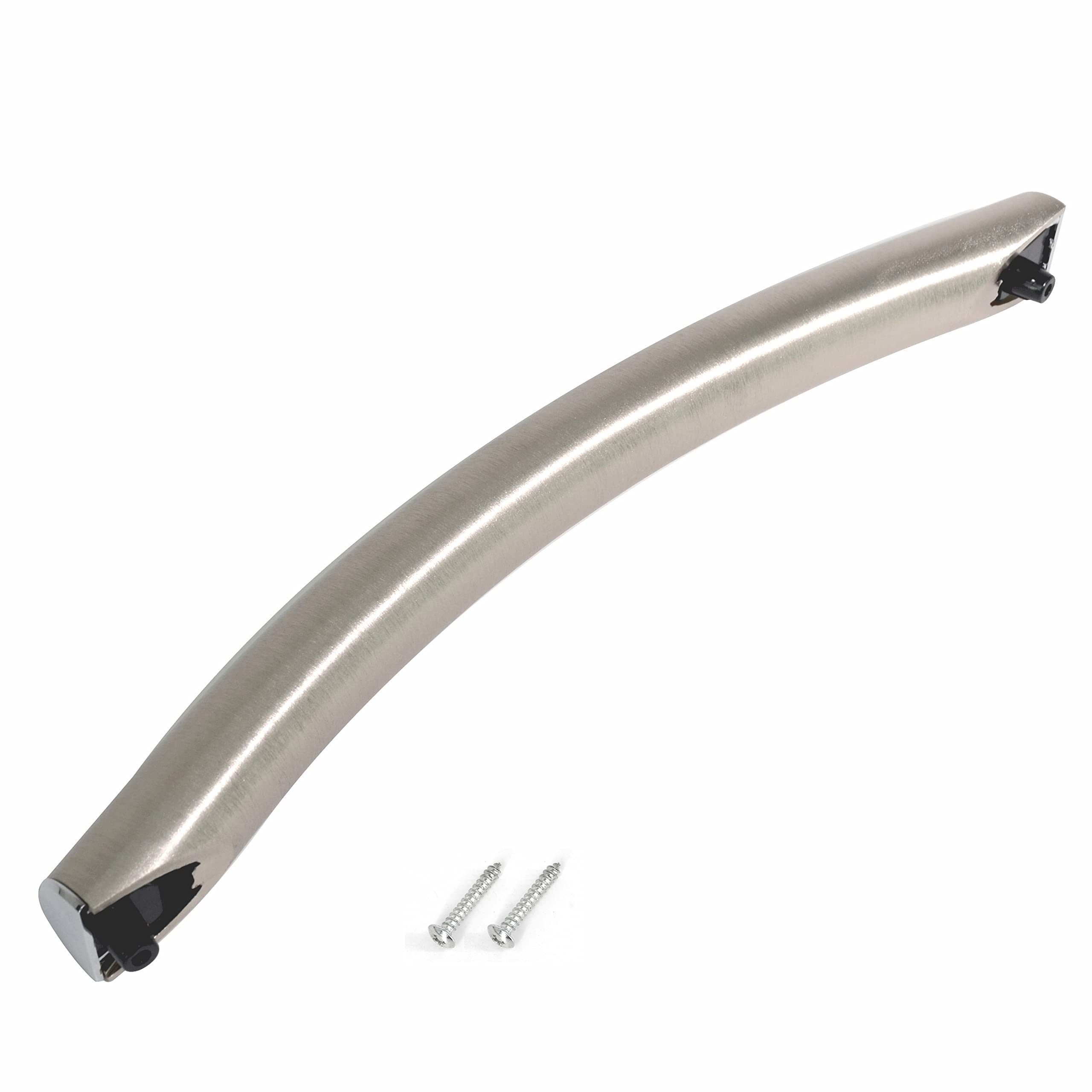 UPTTHOW microwave door handle in stainless steel, compatible with Samsung microwaves for a secure grip.