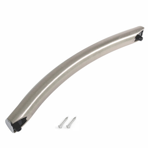 UPTTHOW microwave door handle in stainless steel, compatible with Samsung microwaves for a secure grip.