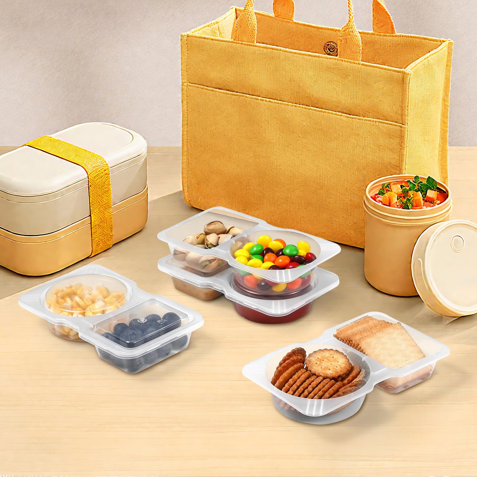 UPUNAIS camping and picnic snack box for outdoor meals.