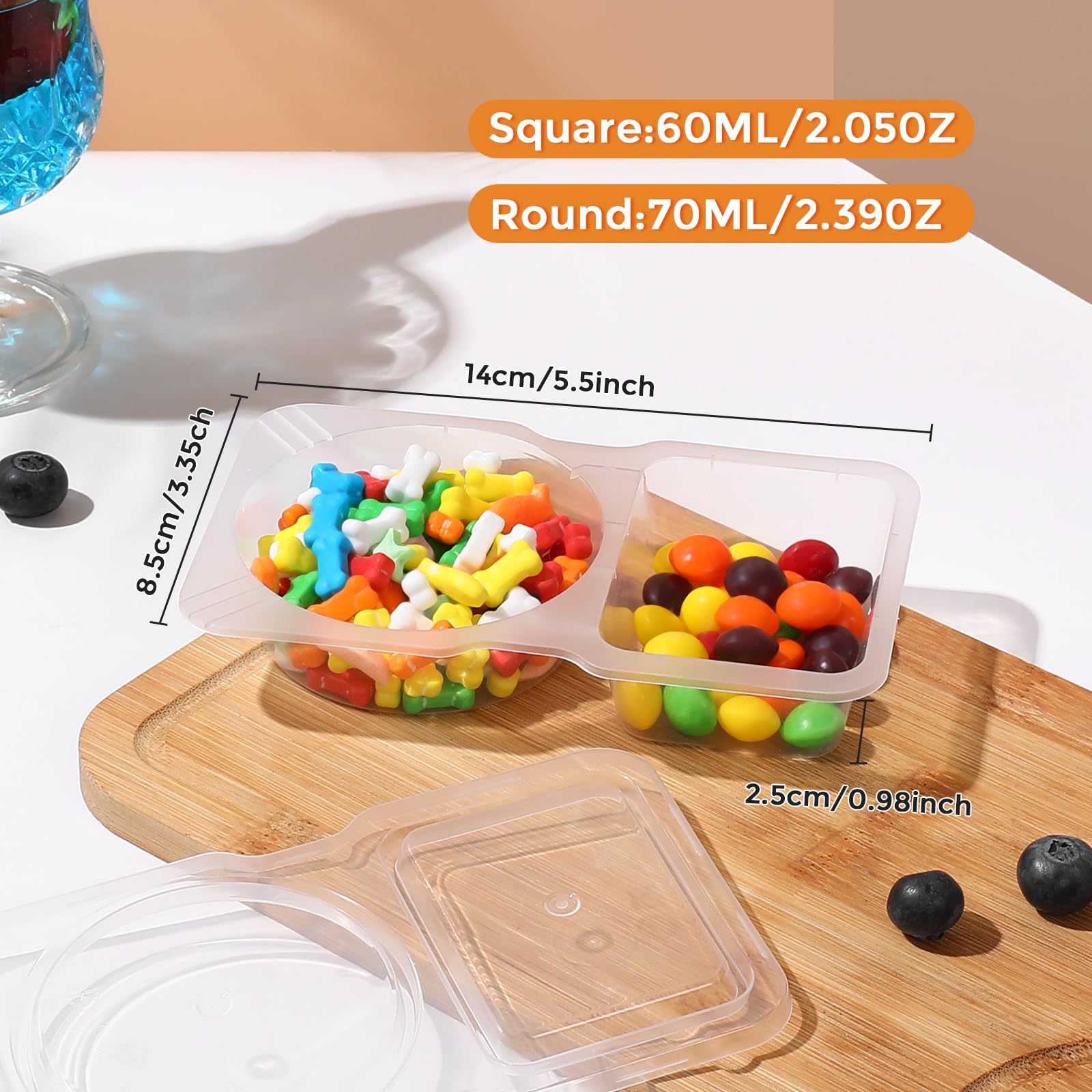 UPUNAIS reusable food-grade snack box for eco-friendly storage.
