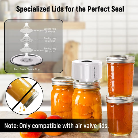 UR ADVANCE auto-stop jar sealer demonstrates controlled sealing without over-tightening.