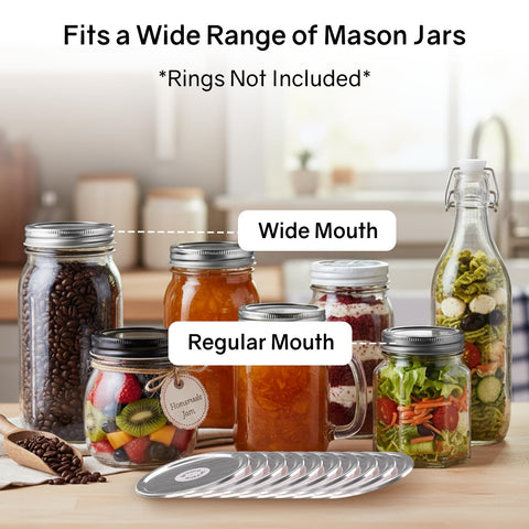 UR ADVANCE lids pantry display showing organized jars with airtight freshness.