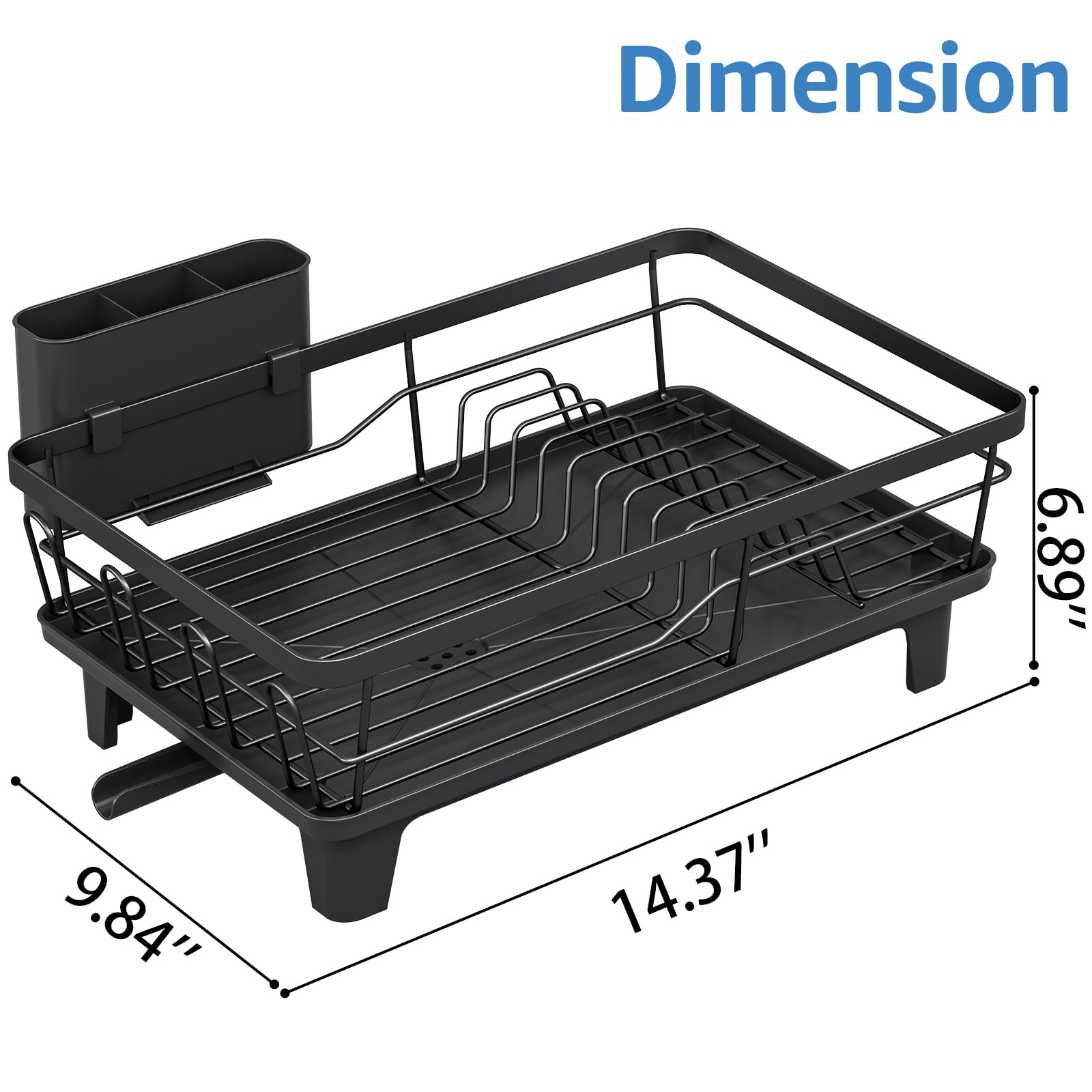 Urackify compact rack fits small kitchens while staying sturdy on the counter.