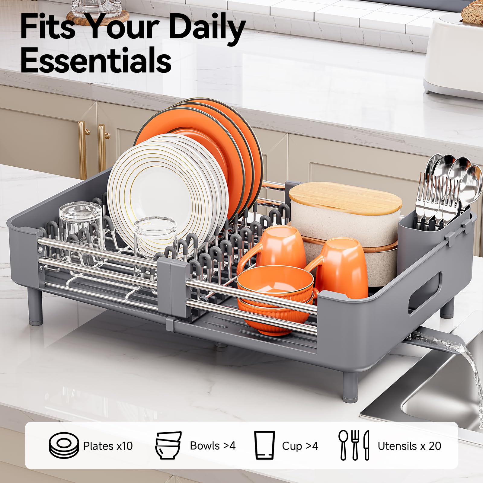 Urackify foldable rack shown compact to free bench space.