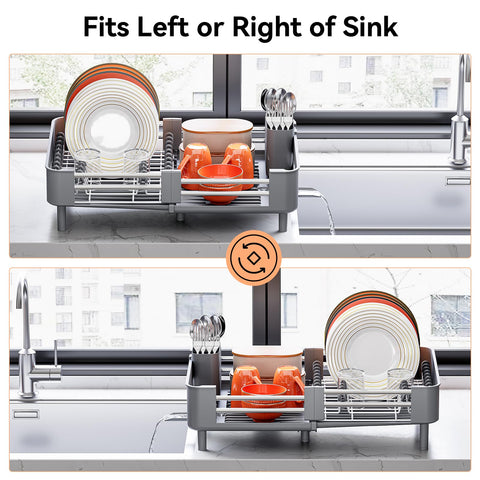 Urackify non-slip feet keep rack stable on the counter.