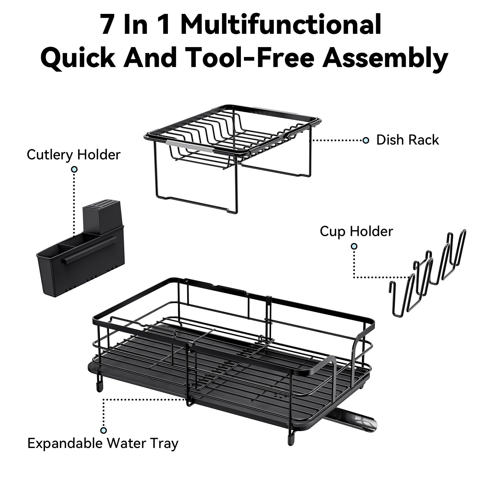 Urackify extendable length adapts from 36 to 55 cm.