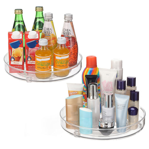 URALFA lazy Susan turntable in cabinet showing easy access