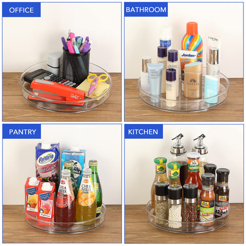 URALFA fridge organizer boosts visibility of jars and bottles