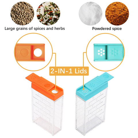 URALFA Spice Shaker Tray with six jars keeps travel organized.
