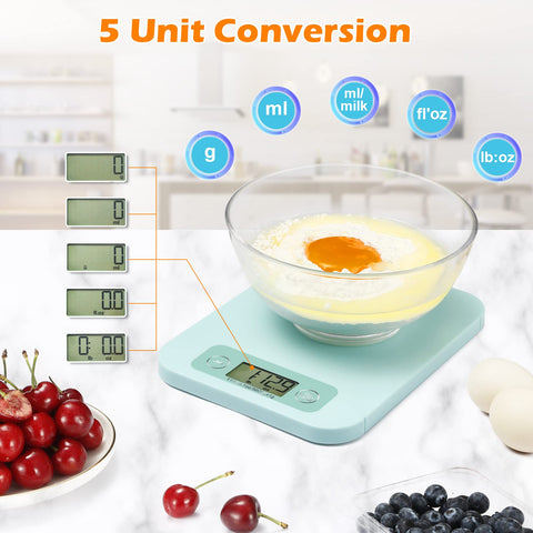 URAMAZ tare function lets you get net weight quickly.