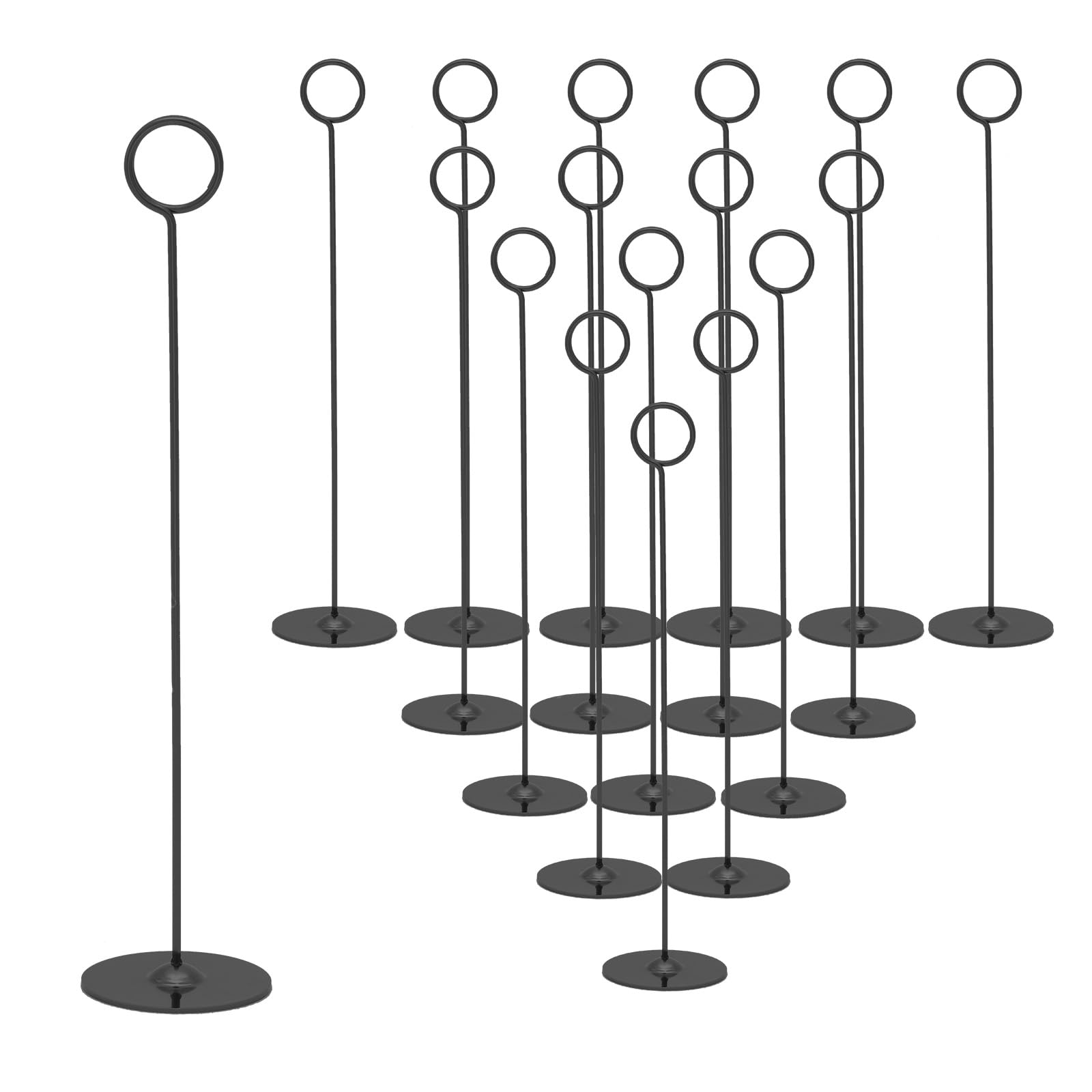 Urban Deco 16PK table number holders with sturdy base for stable outdoor displays